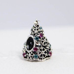 Pandora Glitter Christmas Tree Charm